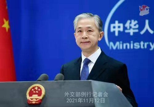外交部發(fā)言人汪文斌。薛偉 攝