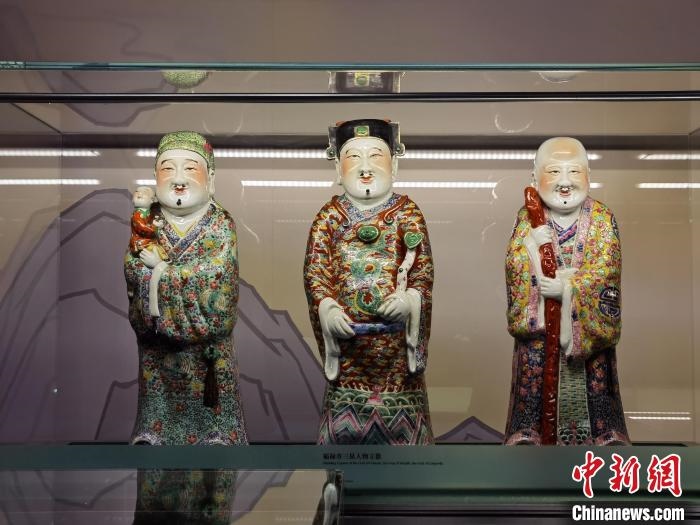 福祿壽三星人物立像?！∩虾Ｊ袣v史博物館 供圖