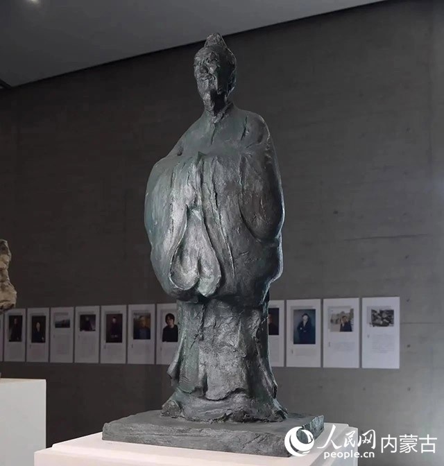 吳為山作品《管子》。實習(xí)生 楊光攝