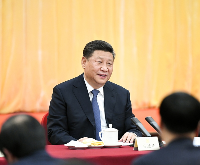 2019年3月4日下午，習(xí)近平總書記看望參加全國政協(xié)十三屆二次會議的文化藝術(shù)界、社會科學(xué)界委員，并參加聯(lián)組會，聽取意見和建議。