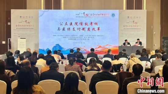 《公立醫(yī)院績(jī)效考核與醫(yī)保支付制度改革》分論壇現(xiàn)場(chǎng)。董易鑫 攝