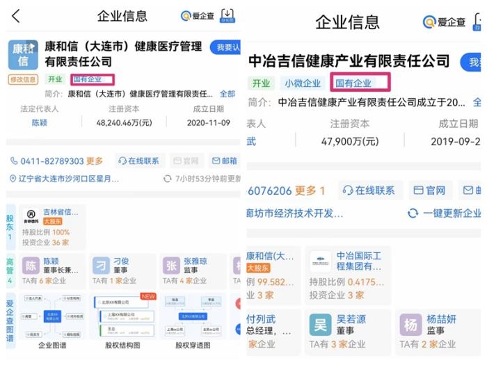 截圖自愛企查。