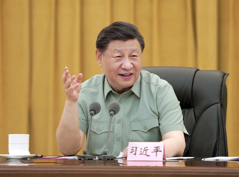 2023年7月26日，習(xí)近平到西部戰(zhàn)區(qū)空軍視察。