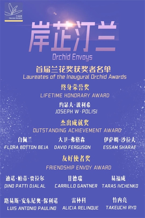 首屆蘭花獎獲獎?wù)呙麊巍?巴西圣保羅州立大學(xué)孔子學(xué)院供圖。（來源：人民畫報）