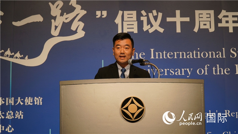 泰中“一帶一路”研究中心主任威倫發(fā)言。人民網(wǎng) 蔣曉辰攝