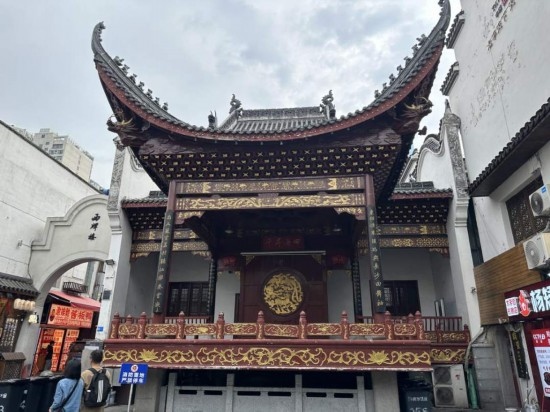 10月25日，長(zhǎng)沙太平老街一角。（本報(bào)記者 劉書文攝）