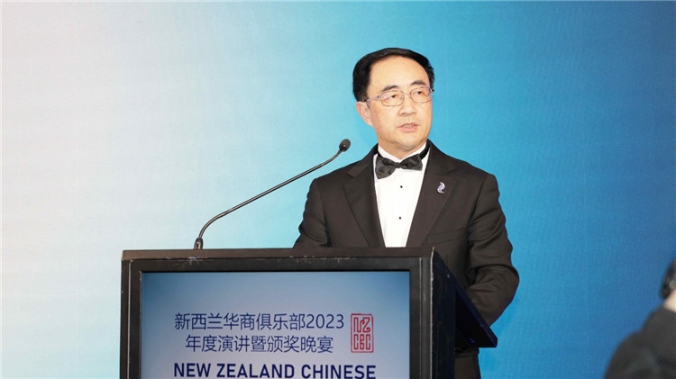 新西蘭華商聯(lián)合總會(huì)主席楊健。攝影：張凱