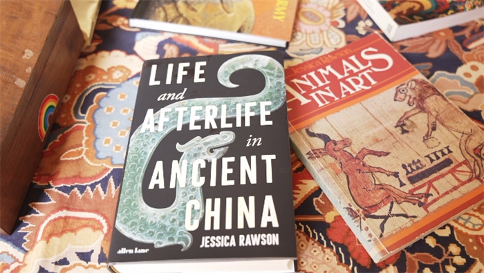 羅森教授新書《古代中國的今生與來世》。黃鏗攝