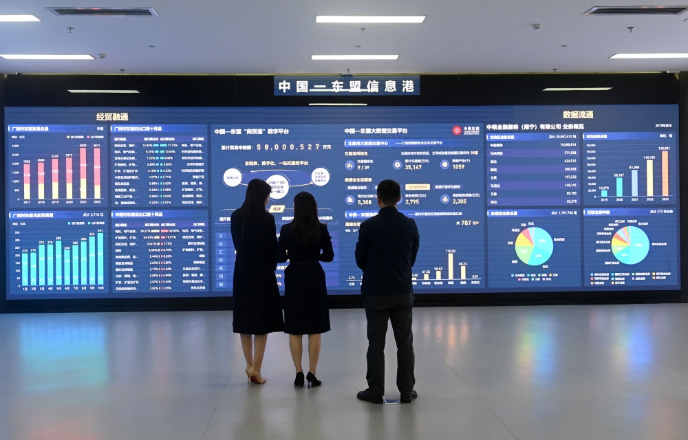 中國—東盟信息港股份有限公司展廳。