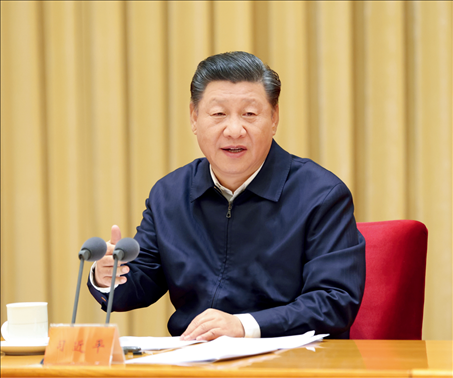 2020年11月16日至17日，中央全面依法治國工作會議在北京召開。中共中央總書記、國家主席、中央軍委主席習(xí)近平出席會議并發(fā)表重要講話。圖/新華社記者 龐興雷 攝