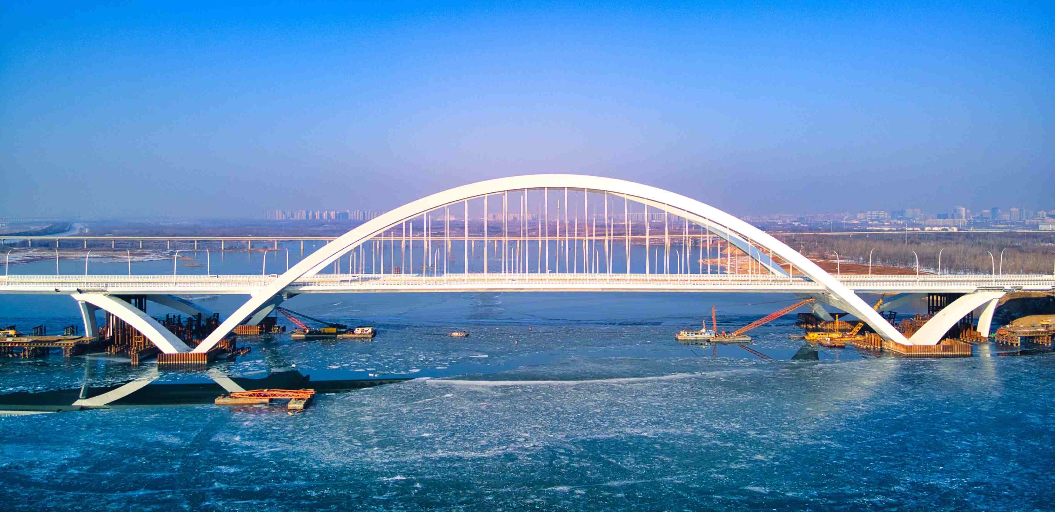 開通后的京雄大橋。受訪方供圖