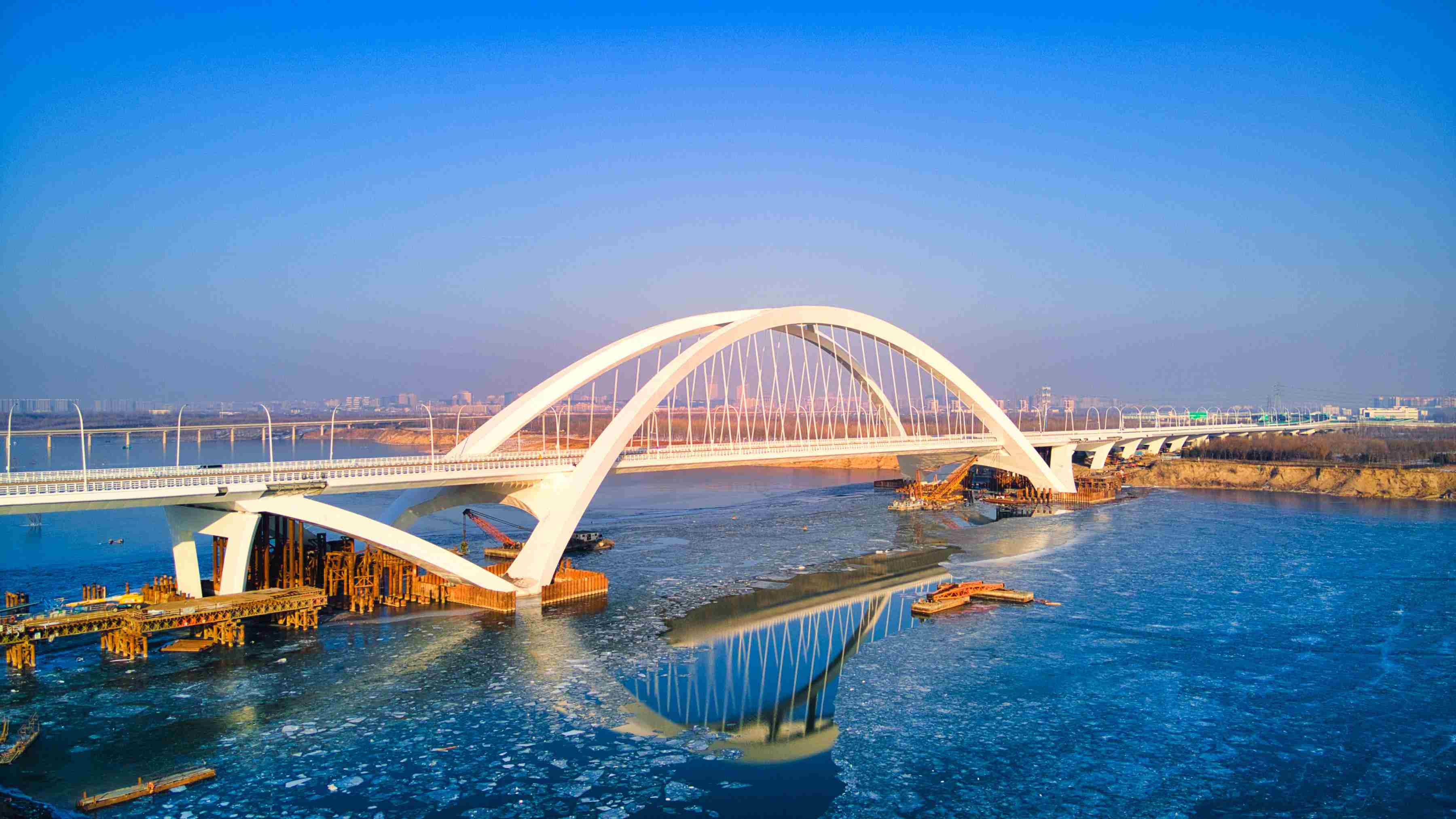 開通后的京雄大橋。受訪方供圖