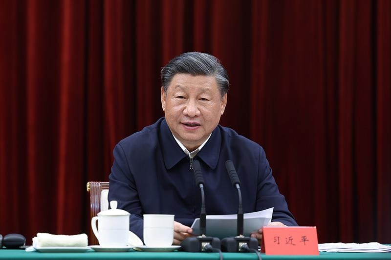△2023年10月12日，習近平總書記在江西南昌市主持召開進一步推動長江經(jīng)濟帶高質(zhì)量發(fā)展座談會并發(fā)表重要講話。