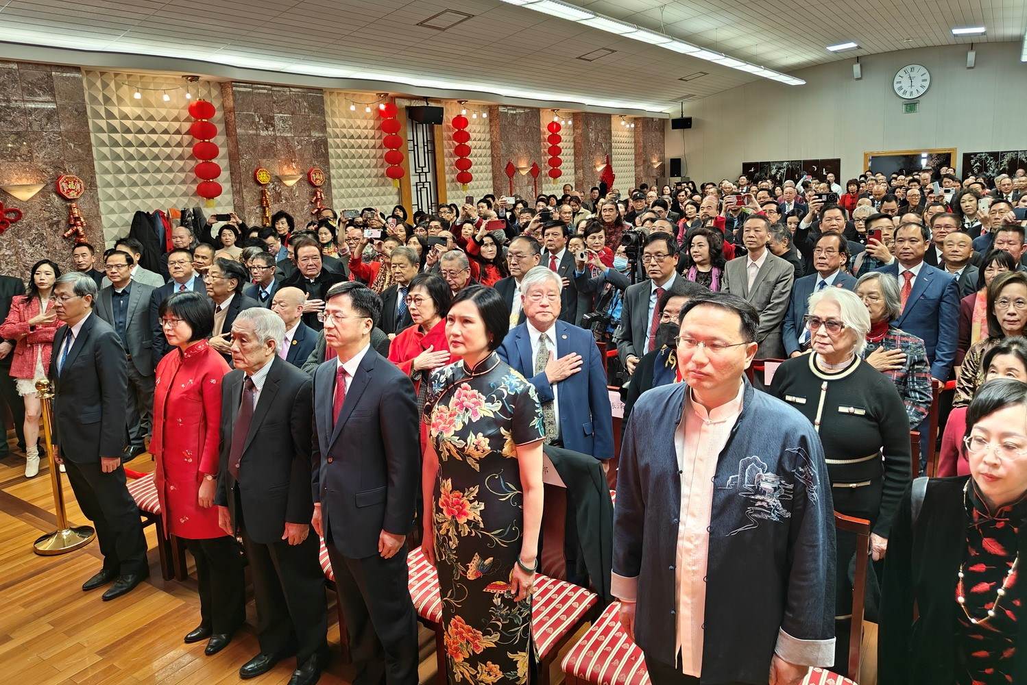 領區(qū)各州代表參加招待會。主辦方供圖