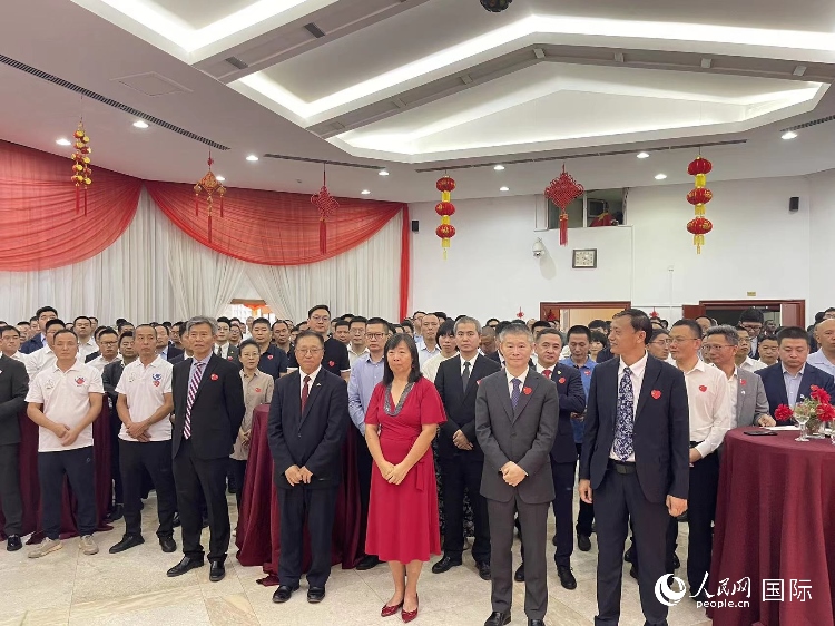 駐尼日利亞使館春節(jié)招待會(huì)現(xiàn)場。人民網(wǎng)記者 姜宣攝