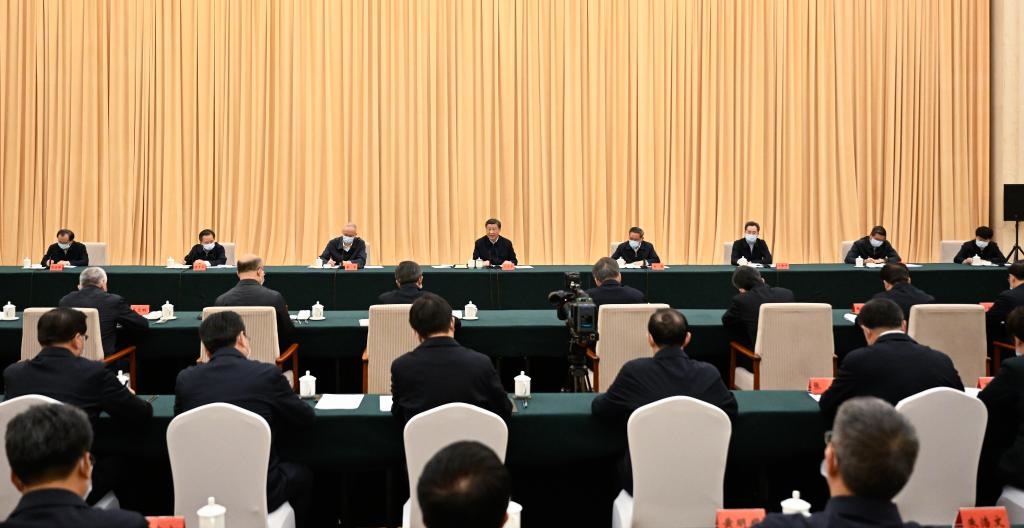2023年5月11日至12日，習近平總書記在河北考察，主持召開深入推進京津冀協(xié)同發(fā)展座談會并發(fā)表重要講話。新華社記者 李學仁 攝