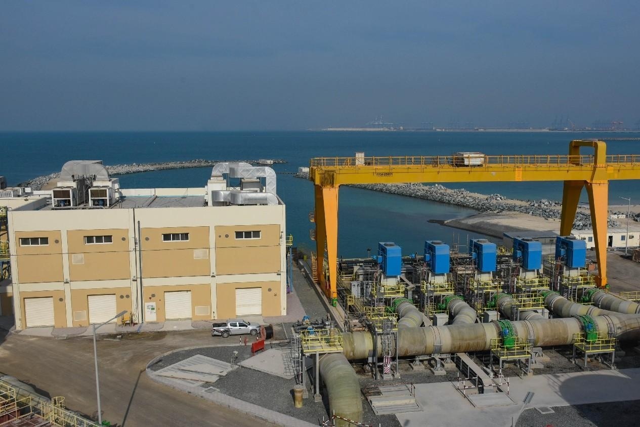 海水取水泵房。山東電建三公司供圖