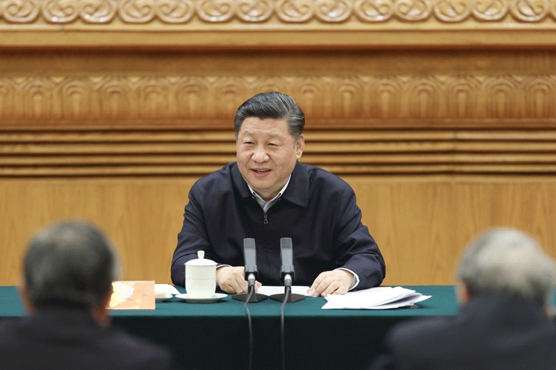 2019年3月18日，習(xí)近平總書記在北京主持召開學(xué)校思想政治理論課教師座談會(huì)并發(fā)表重要講話。