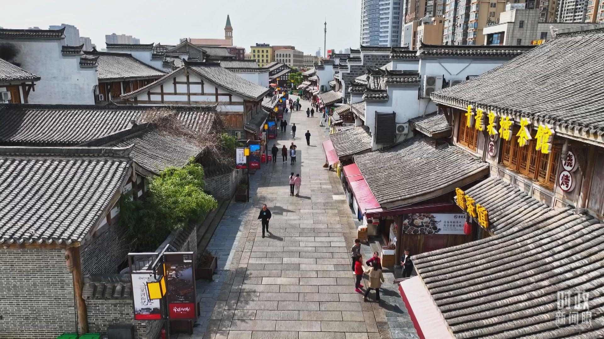 △常德河街。（總臺記者姚鵬、溫盛強拍攝）