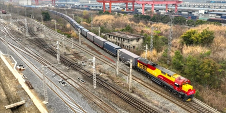 全國鐵路實(shí)行新的貨物列車運(yùn)行圖。國鐵集團(tuán)供圖