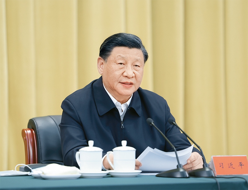 2023年6月2日，中共中央總書記、國家主席、中央軍委主席習(xí)近平在北京出席文化傳承發(fā)展座談會并發(fā)表重要講話。 新華社記者 鞠鵬/攝