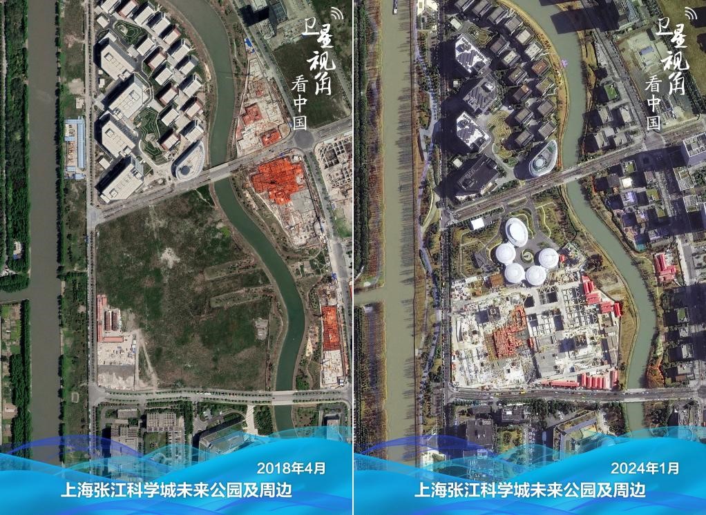 張江科學(xué)城未來公園從無到有，將打造代表人工智能發(fā)展最前沿、最高端成果的集中展示區(qū)、產(chǎn)業(yè)集聚區(qū)。