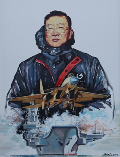 《羅陽》油畫。校方供圖