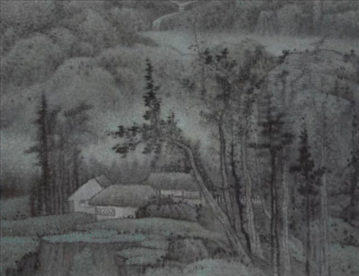 王秦生畫作《晨寂》。主辦方供圖