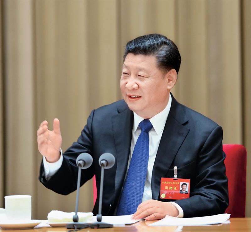 2017年12月18日至20日，中央經濟工作會議在北京舉行。中共中央總書記、國家主席、中央軍委主席習近平發(fā)表重要講話。 新華社記者 謝環(huán)馳/攝
