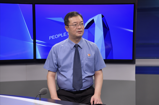 福建省泉州市人民檢察院檢察長施建清。人民網(wǎng)記者 王曉嘯攝