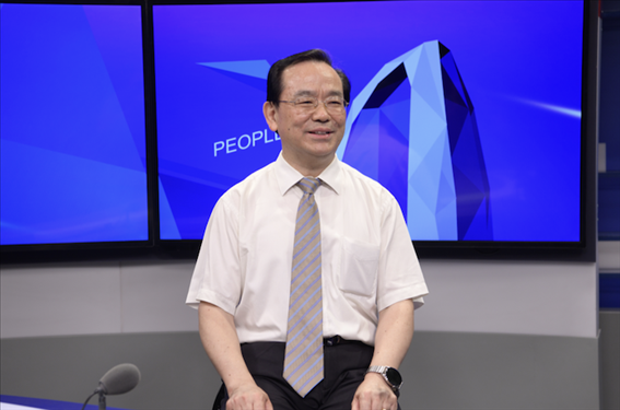 中國人民大學法學院教授、博士生導師楊建順。人民網(wǎng)記者 王曉嘯攝