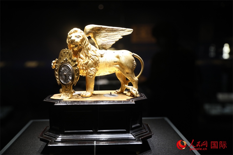 展覽“傳奇之旅：馬可·波羅與絲綢之路上的世界”展品。人民網(wǎng) 殷韜攝
