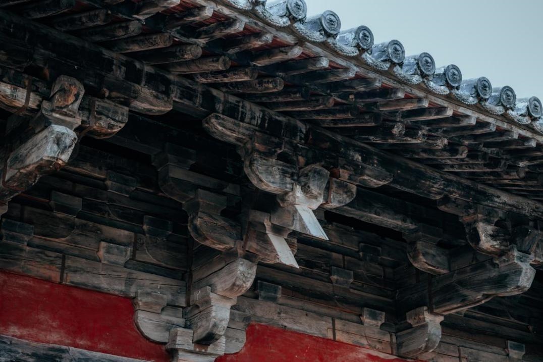 高平市崇明寺古建筑局部。邱活攝