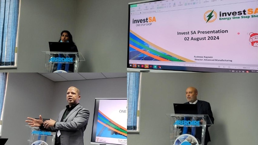 南非貿(mào)工部官員主旨演講。南中經(jīng)貿(mào)協(xié)會供圖