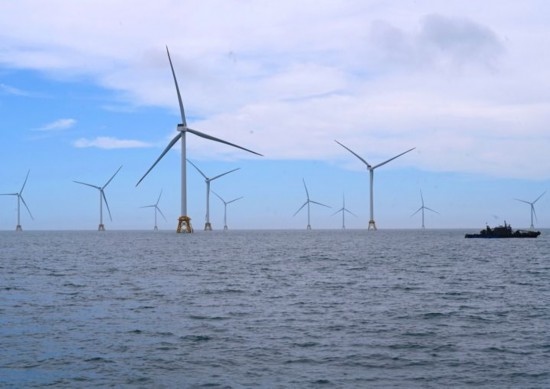 2024年6月19日拍攝的三峽集團漳浦二期海上風(fēng)電項目。新華社記者 林善傳 攝