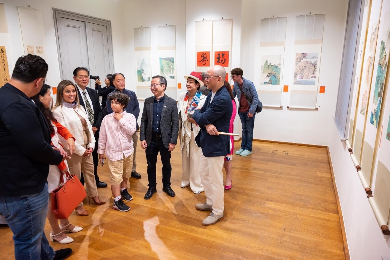 圖為展覽現(xiàn)場。布魯塞爾中國文化中心供圖