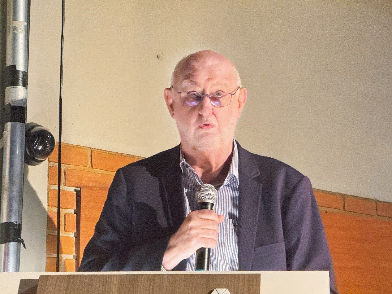 圣保羅州立大學孔子學院巴方院長保利諾在活動中致辭。圣保羅州立大學孔子學院供圖
