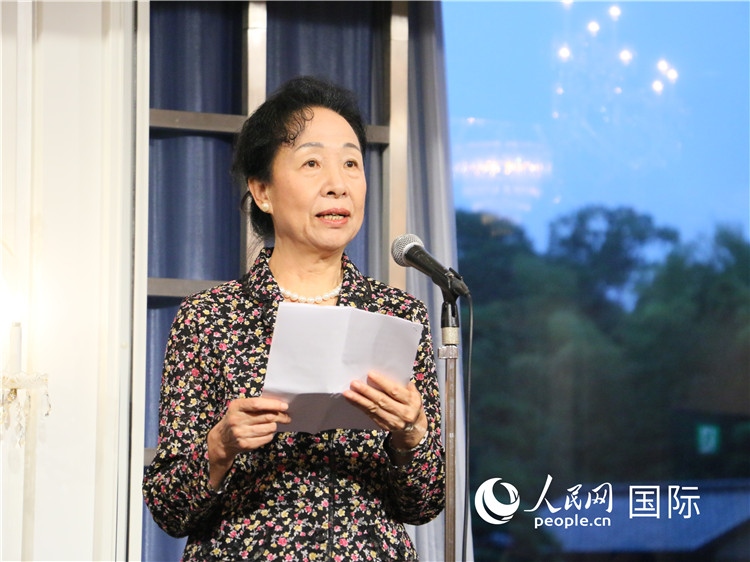 中國商務部原部長助理郭莉致辭。人民網(wǎng) 許可攝