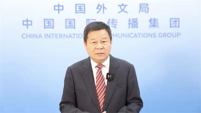 杜占元視頻致辭。主辦方供圖