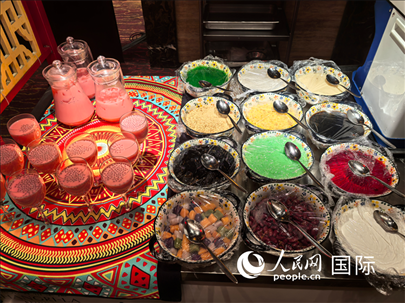 馬來西亞美食節(jié)現(xiàn)場準備的美食。人民網(wǎng) 楊春燕攝