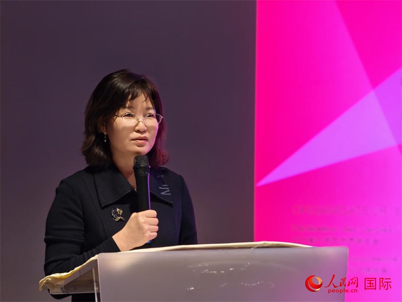遼寧省文聯(lián)黨組書記、主席邵玉英致辭。人民網(wǎng)記者 于超凡攝