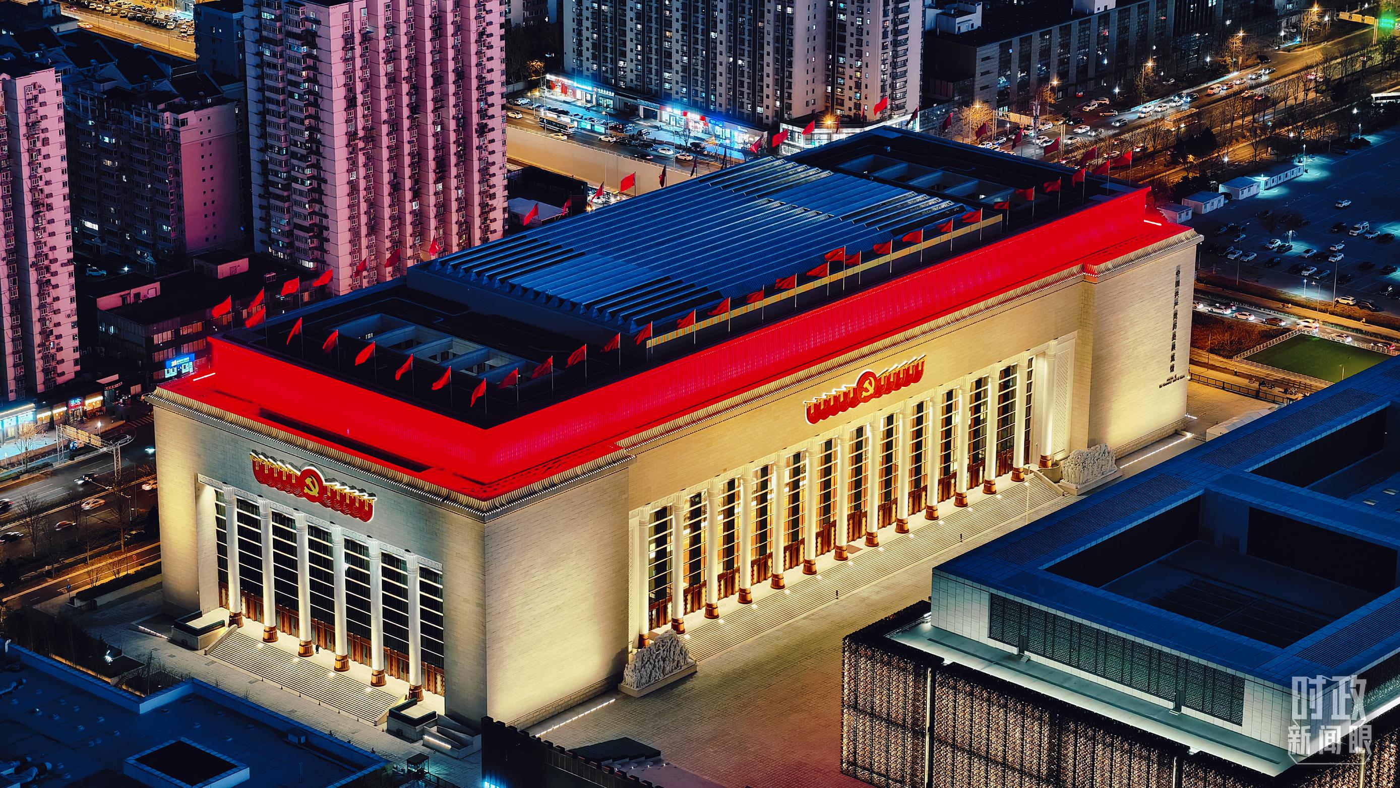 △中國共產(chǎn)黨歷史展覽館。（總臺央視記者張宇拍攝）