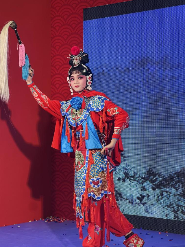 來自中國和新加坡的藝術(shù)團(tuán)體聯(lián)袂表演了歌舞、器樂、武術(shù)、雜技等多種形式的文藝節(jié)目?；顒又鬓k方供圖