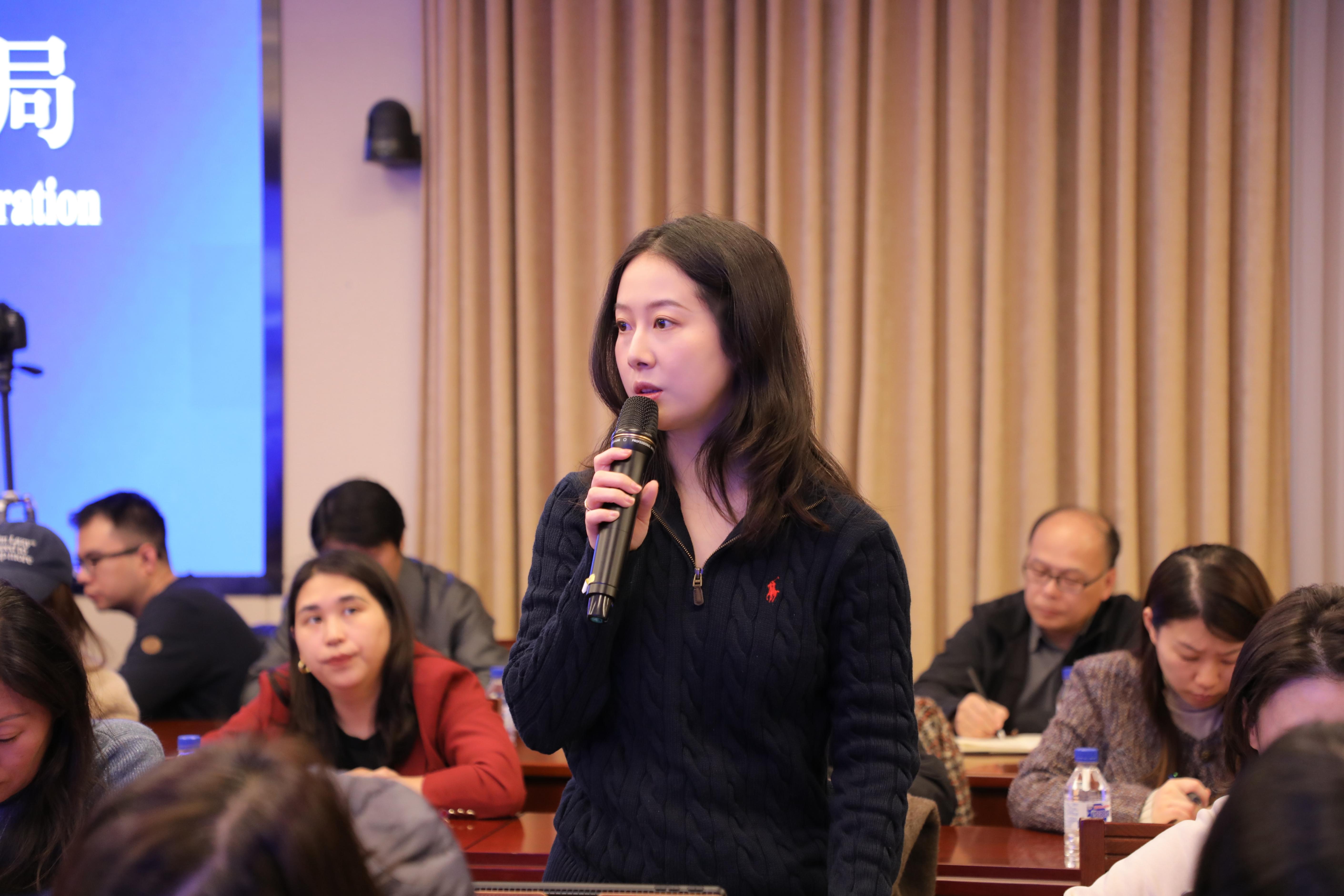 人民網(wǎng)記者提問。會議方供圖
