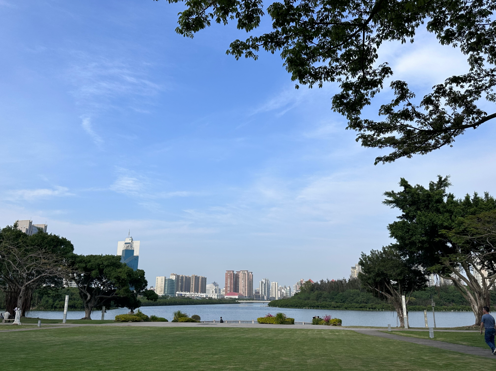 筼筜湖畔，風(fēng)景如畫。人民網(wǎng)記者 王紹紹攝