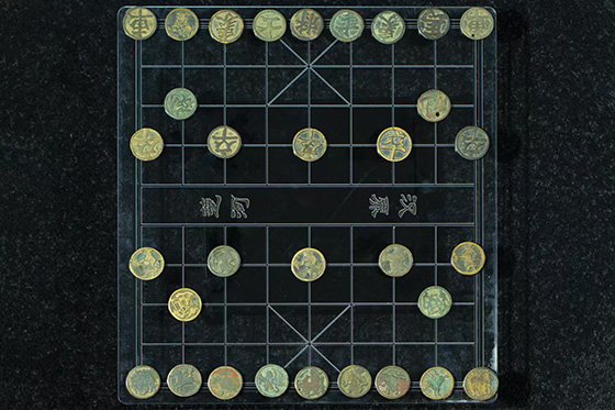 宋代中國銅象棋子。主辦方供圖