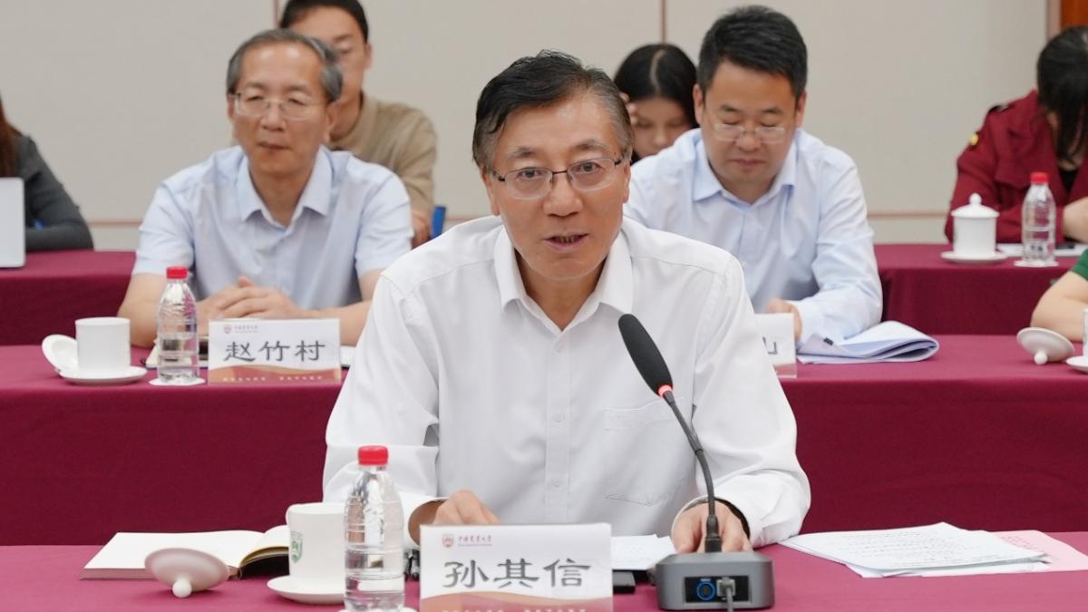 中國工程院院士、中國農(nóng)業(yè)大學校長孫其信。校方供圖