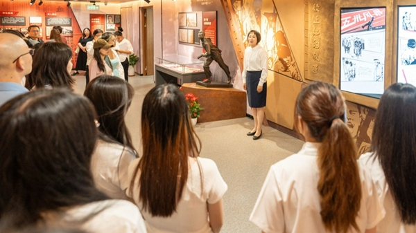 思政課現(xiàn)場。東華大學供圖